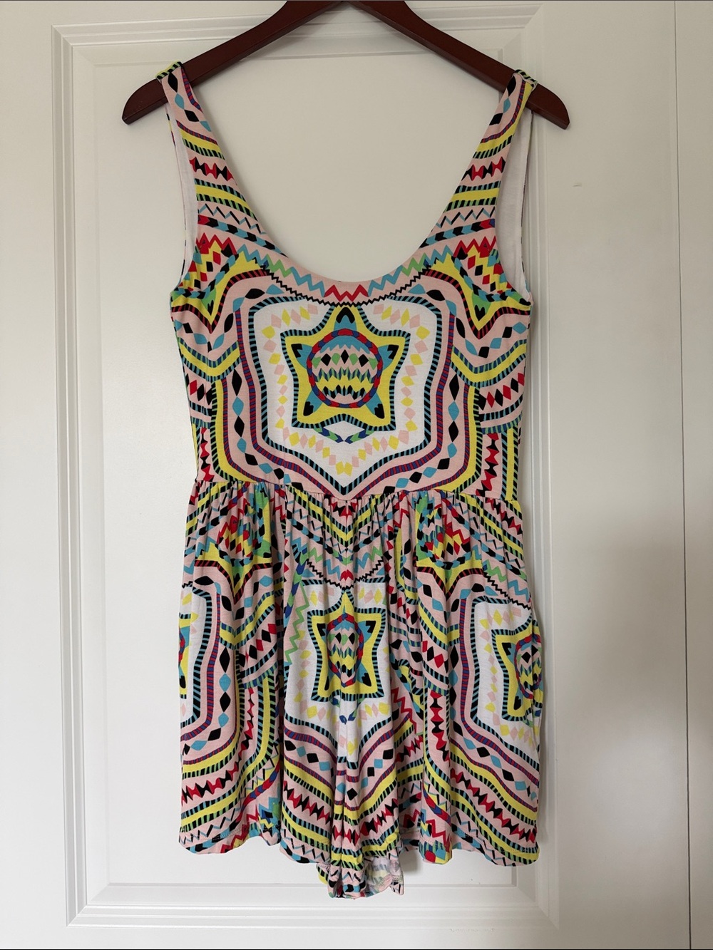 Mara Hoffman Swim- Women’s Multicolor Print Romper